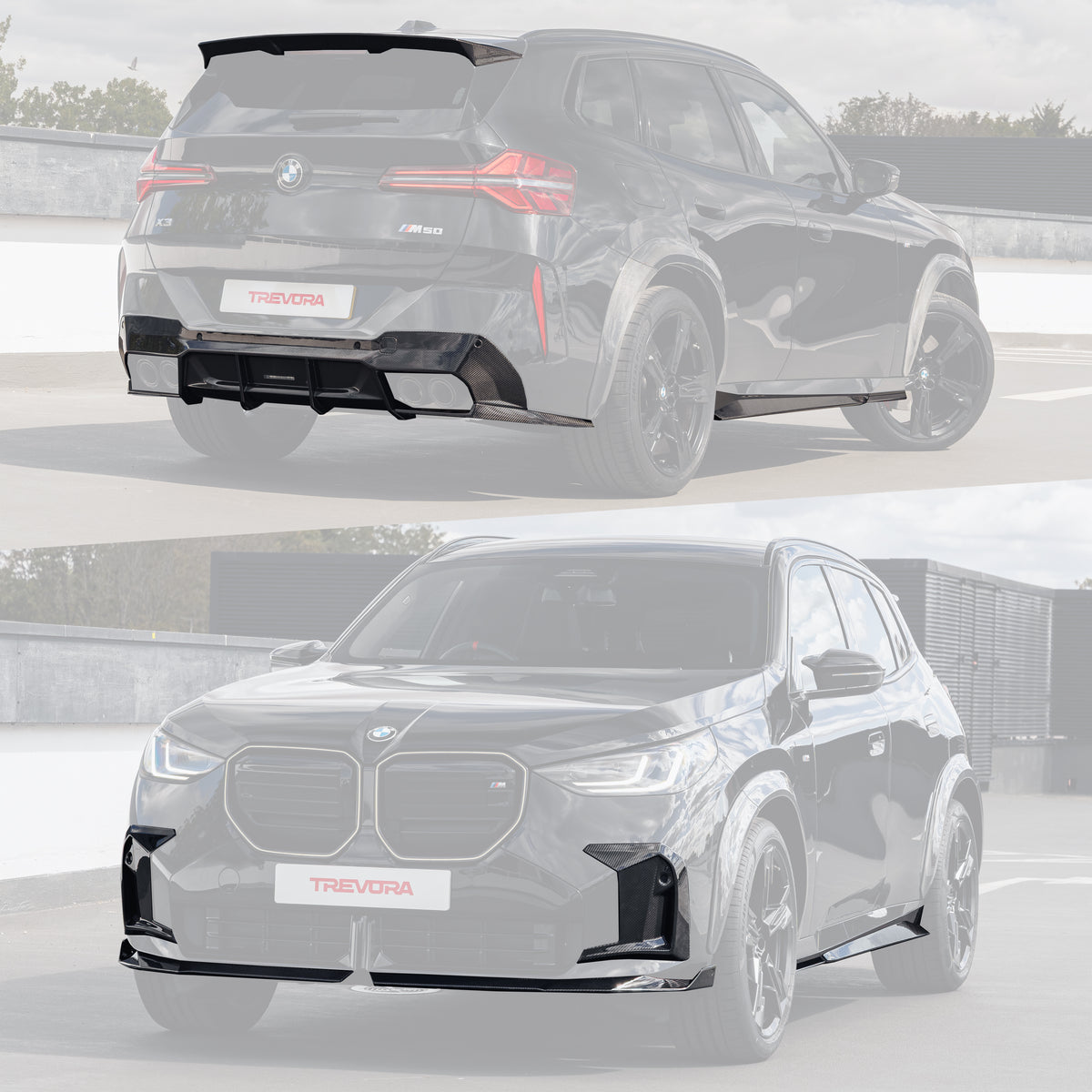 BMW X3 M50 G45 Pre-preg Carbon PR-1 Karosserie-Kit von TREVORA (2025+)