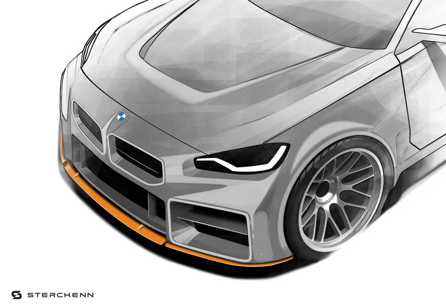 BMW M2 G87 Carbon Fibre Front Lip by Sterckenn (2023+)