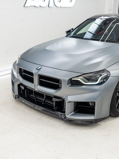 BMW M2 G87 Pre-Preg Carbon Fibre CS Front Splitter Peo by FORM (2023+)