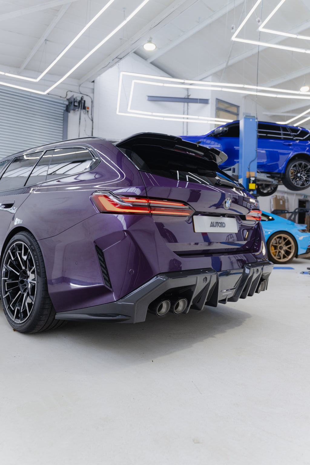 TRE BMW M5 G99 Touring & G61 5 Series Pre-Preg Carbon Fibre PR-1 Rear Spoiler by TRE  Rear Spoilers  AUTOID  