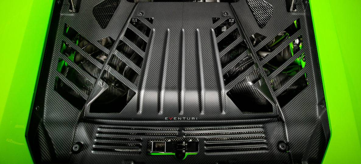 Lamborghini Hurucan Eventuri Carbon Fibre Engine Cover (2014+), Vehicle Dress Up Caps & Covers, Eventuri - AUTOID | Premium Automotive Accessories