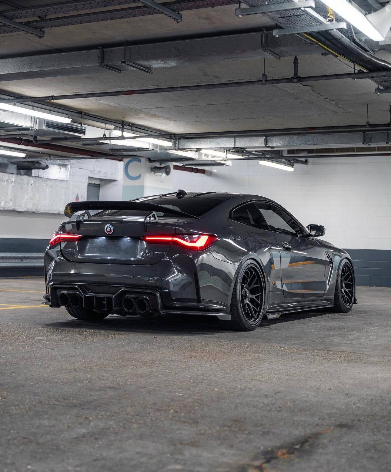 BMW M4 G82 Dry Carbon Fibre Swan Neck Rear Wing by Adro (2021+), Rear Wings, Adro - AUTOID | Premium Automotive Accessories