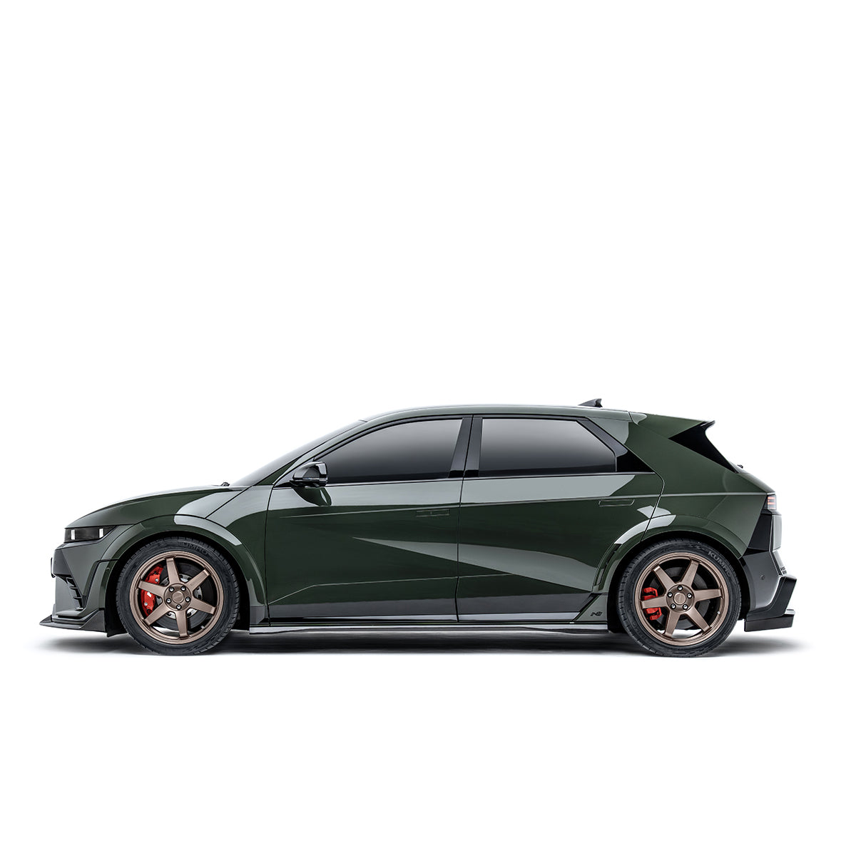 Hyundai Ioniq 5 N Carbon Fiber Side Skirts by Adro - AUTOID® - Side Skirts & Winglets - Adro