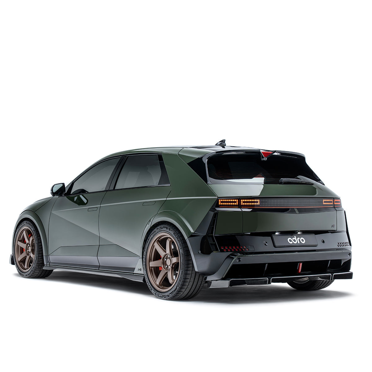 Hyundai Ioniq 5 N Carbon Fiber Rear Diffuser by Adro - AUTOID® - Rear Diffusers - Adro