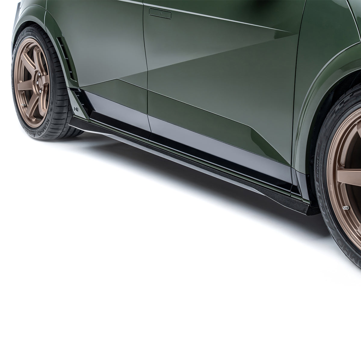 Hyundai Ioniq 5 N Carbon Fiber Side Skirts by Adro - AUTOID® - Side Skirts & Winglets - Adro