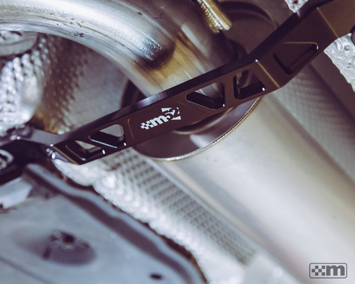 Mountune Billet Rear Exhaust Brace MQB Golf GTI R