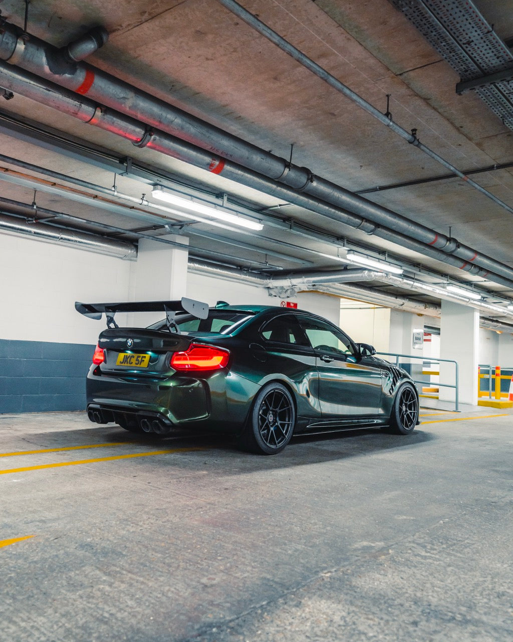 Rear of modified track spec BMW F87 M2