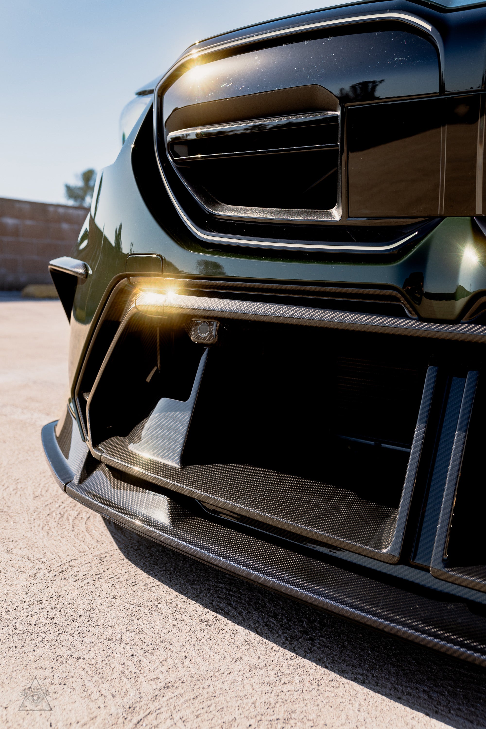 TRE BMW M5 G90 G99 Pre-Preg Carbon Fibre PR-1 Front Lip by TRE  Front Lips & Splitters  AUTOID®  