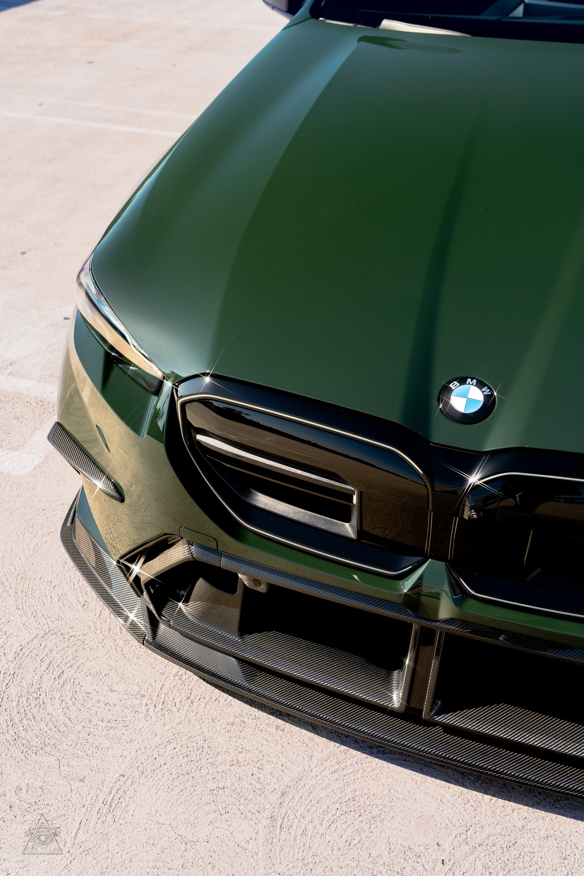 TRE BMW M5 G90 G99 Pre-Preg Carbon Fibre PR-1 Front Lip by TRE  Front Lips & Splitters  AUTOID®  