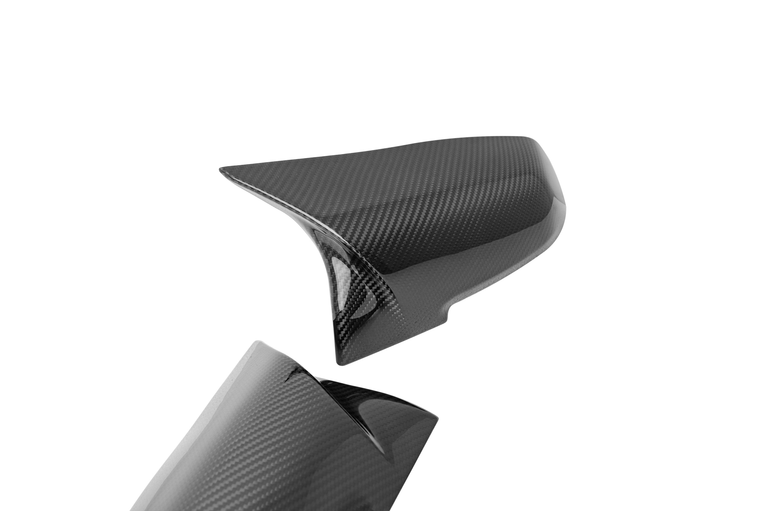 TRE Pre-preg Carbon Fibre M Style Wing Mirror Covers for BMW (2012-2019, F20 F21 F22 F30 F32 F87), Mirror Covers, TRE - AUTOID | Premium Automotive Accessories