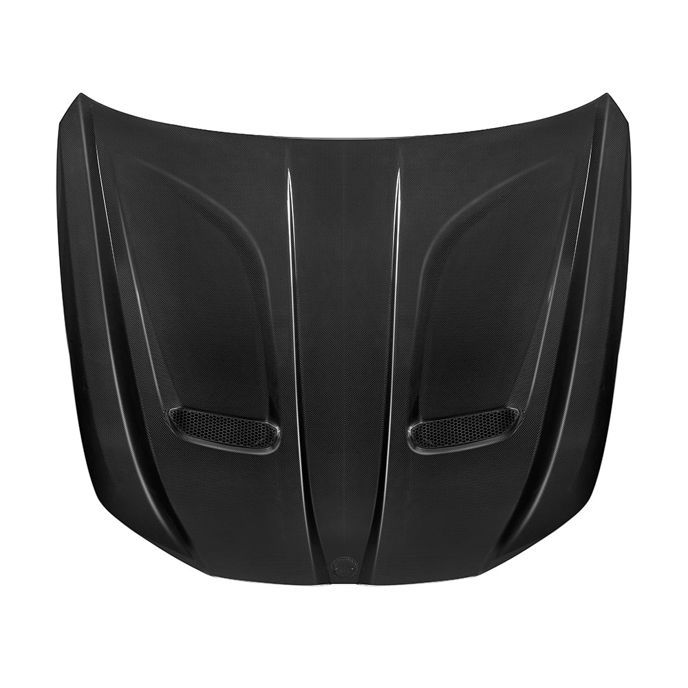 Cofano Anteriore GT in Fibra di Carbonio Lucida Pre-Impregnata per BMW M5 G90 G99 di SQ