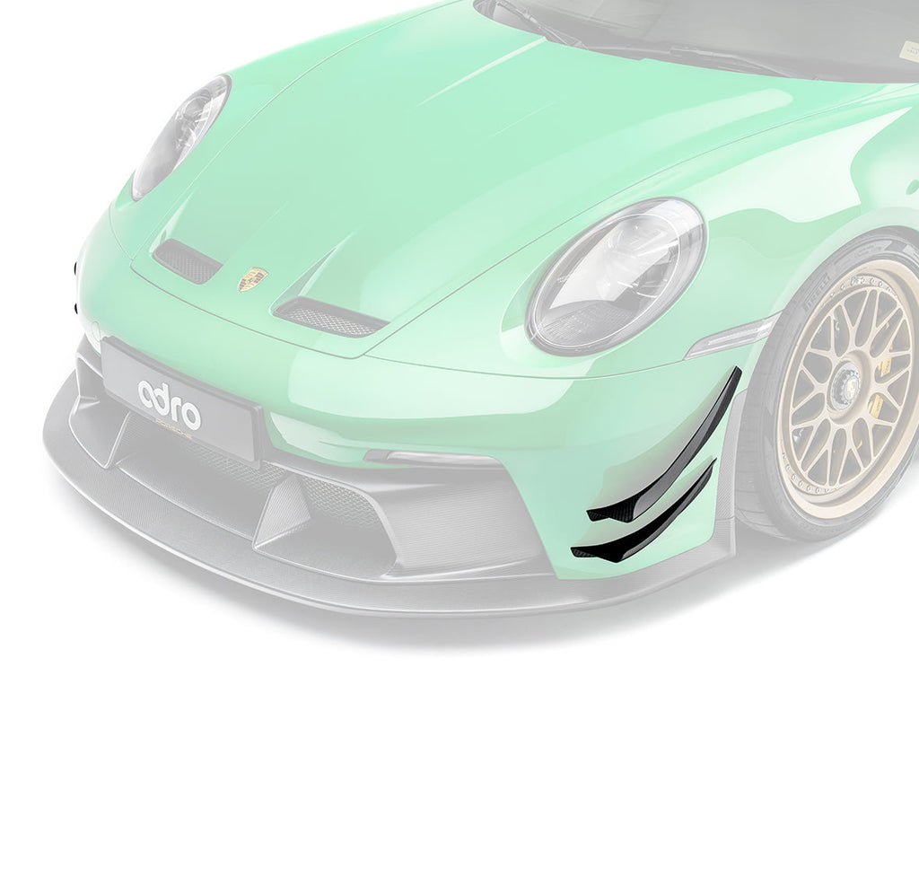 Porsche 992.1 GT3 Prepreg Race Canards by Adro - AUTOID® - Canards & Winglets - Adro