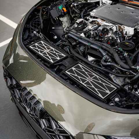 Audi B10 RS5 Pipercross Plus Panel Air Filter installed in engine bay