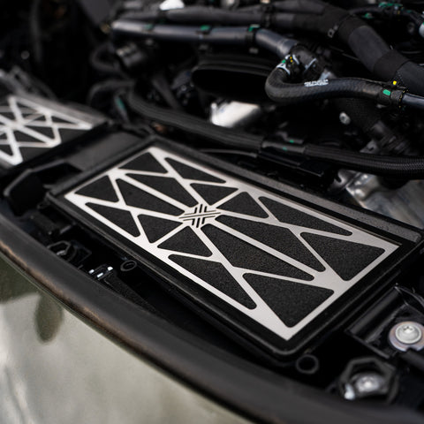 Audi B10 RS5 Pipercross Plus Panel Air Filter fitted view