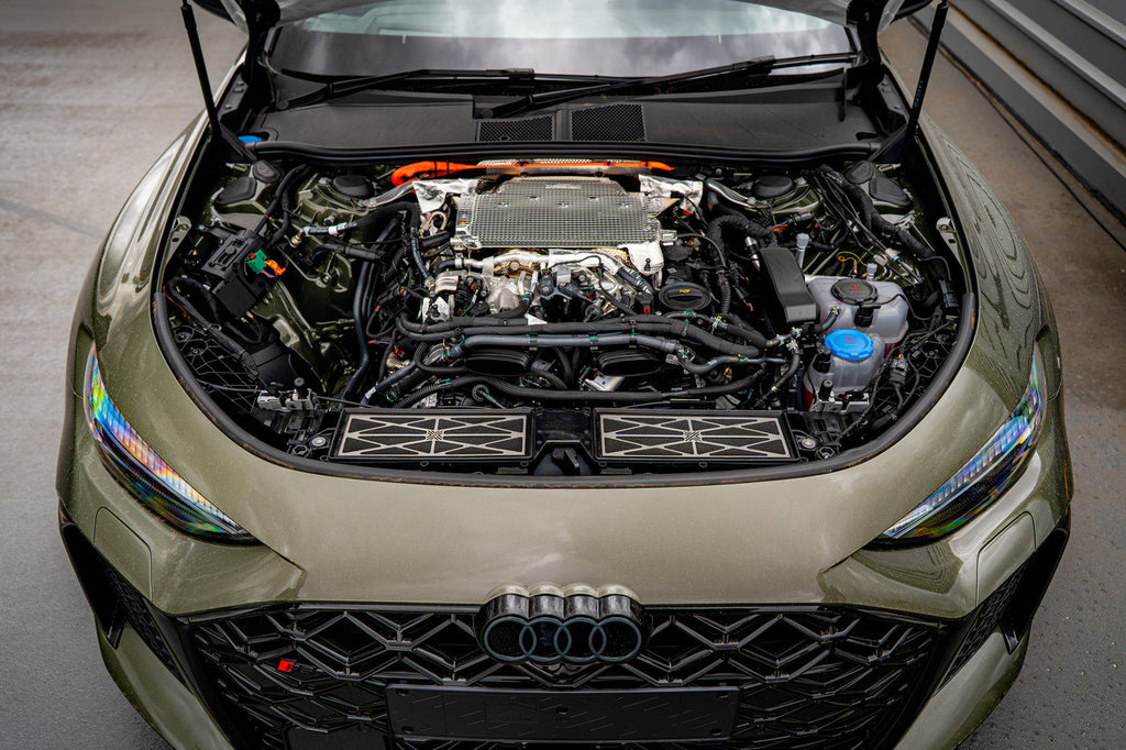Audi B10 RS5 Pipercross Plus Panel Air Filter fitted detail
