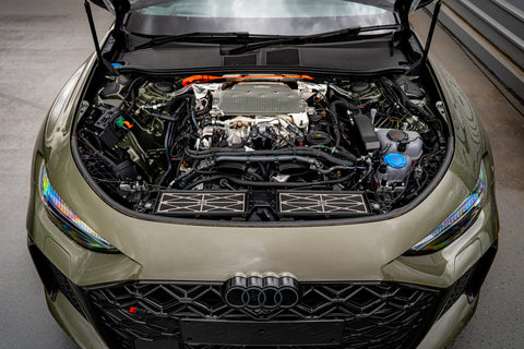 Audi B10 RS5 Pipercross Plus Panel Air Filter fitted detail