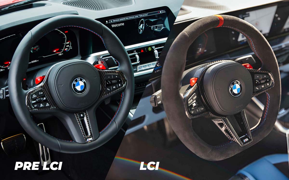 BMW 2 Series G42, 3 Series G20, M2 G87, M3 G80, M4 G82 Facelift Style Carbon Fibre Steering Wheel by TRE (2018+), Steering Wheels, TRE - AUTOID | Premium Automotive Accessories
