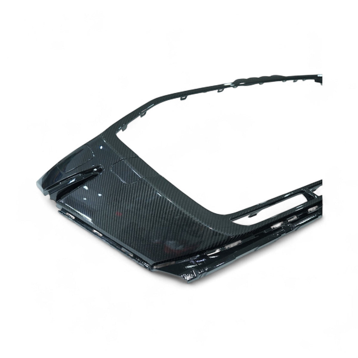 Audi RS3 8Y LCI Carbon Front Grille Surround — centre detail