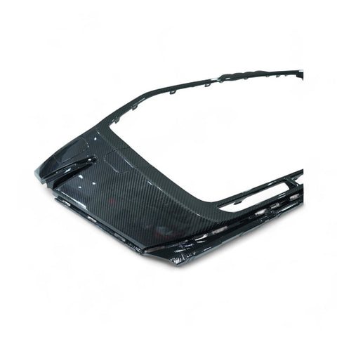 Audi RS3 8Y LCI Carbon Front Grille Surround — centre detail