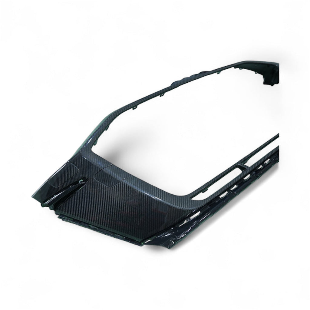 Audi RS3 8Y LCI Carbon Front Grille Surround — weave surface detail