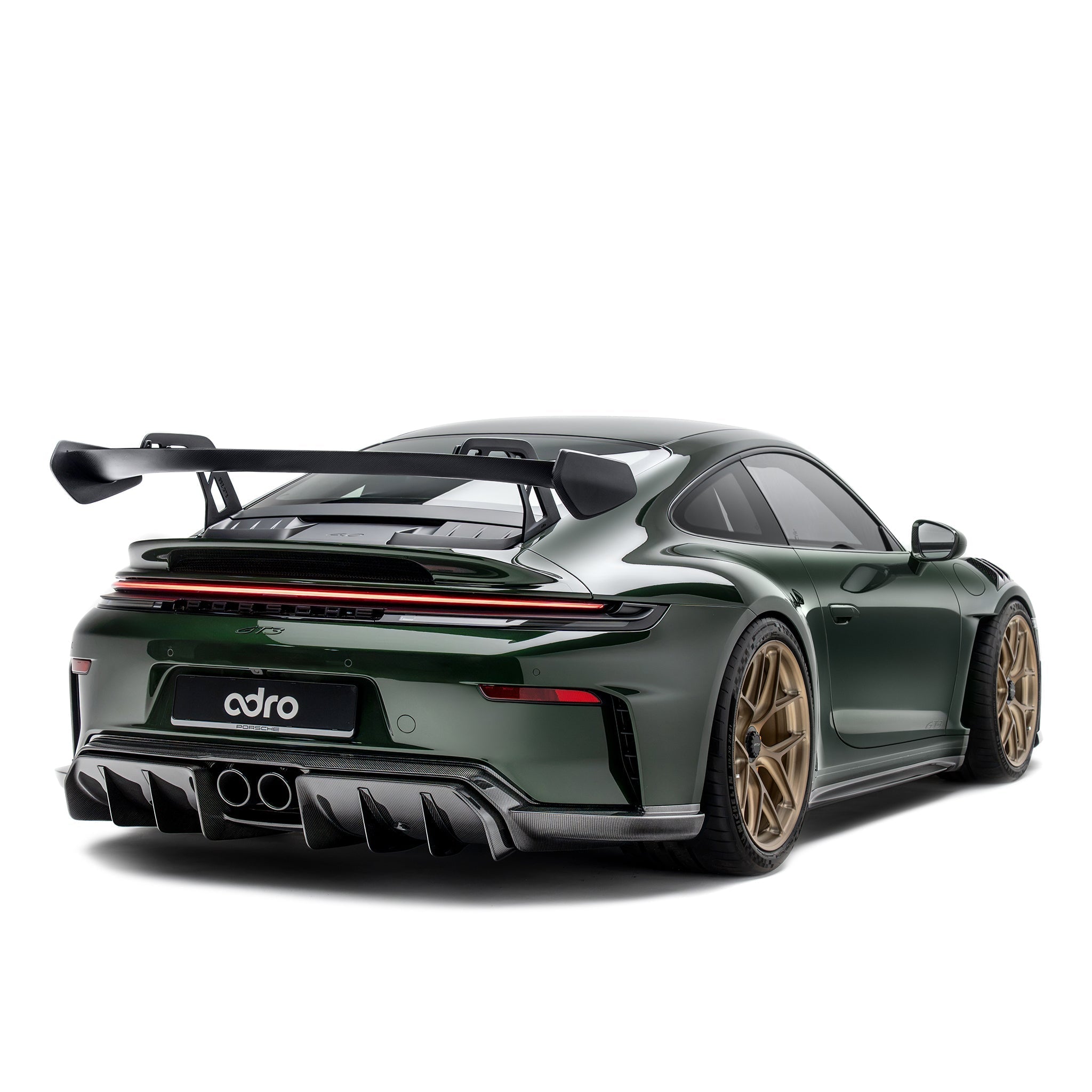 Porsche 992.2 / 992.1 GT3 AT-P2 Swan Neck Wing by Adro - AUTOID® - Rear Wings - Adro