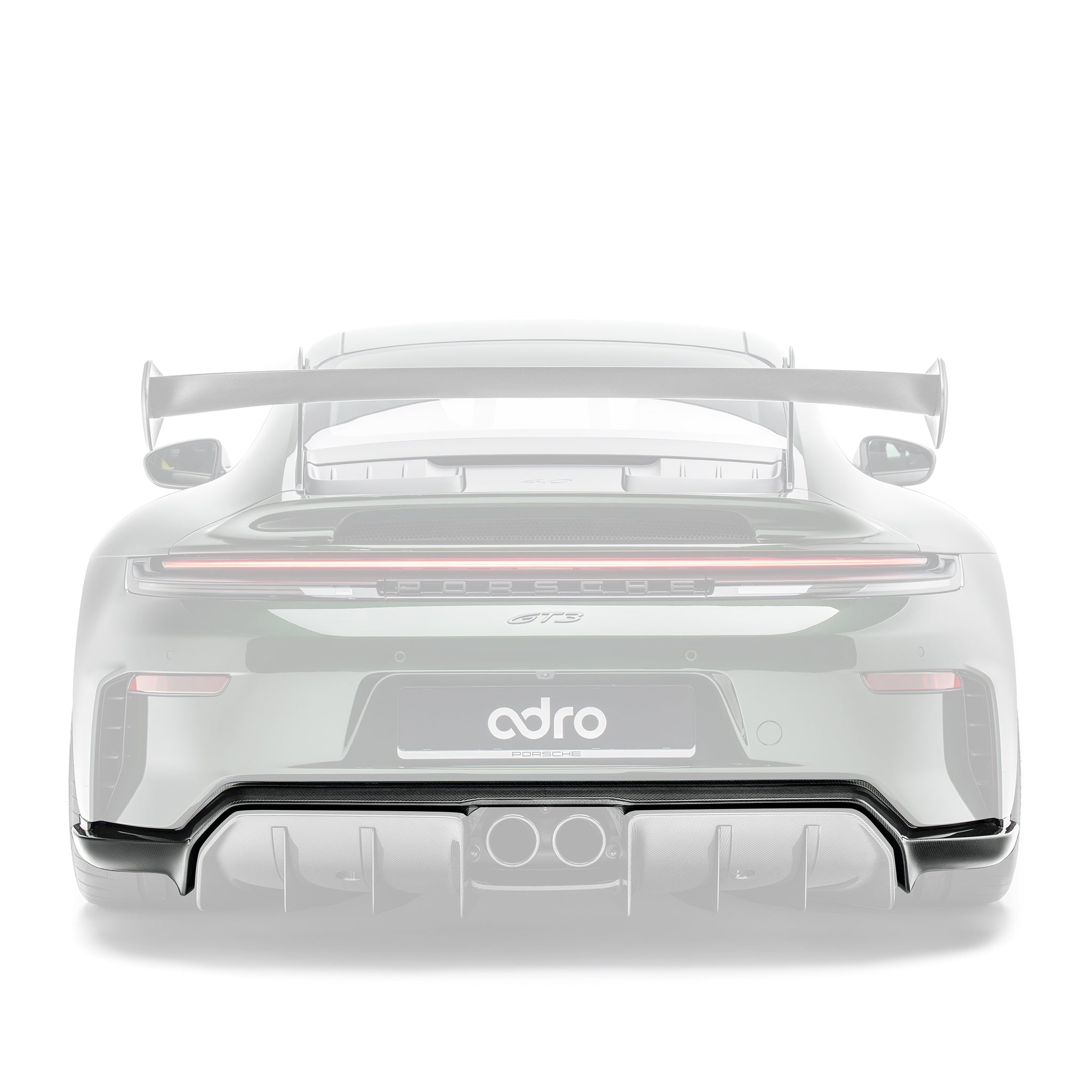 Porsche 992.2 GT3 Prepreg Carbon Fibre Rear Apron Panel by Adro - AUTOID® - Rear Diffusers - Adro