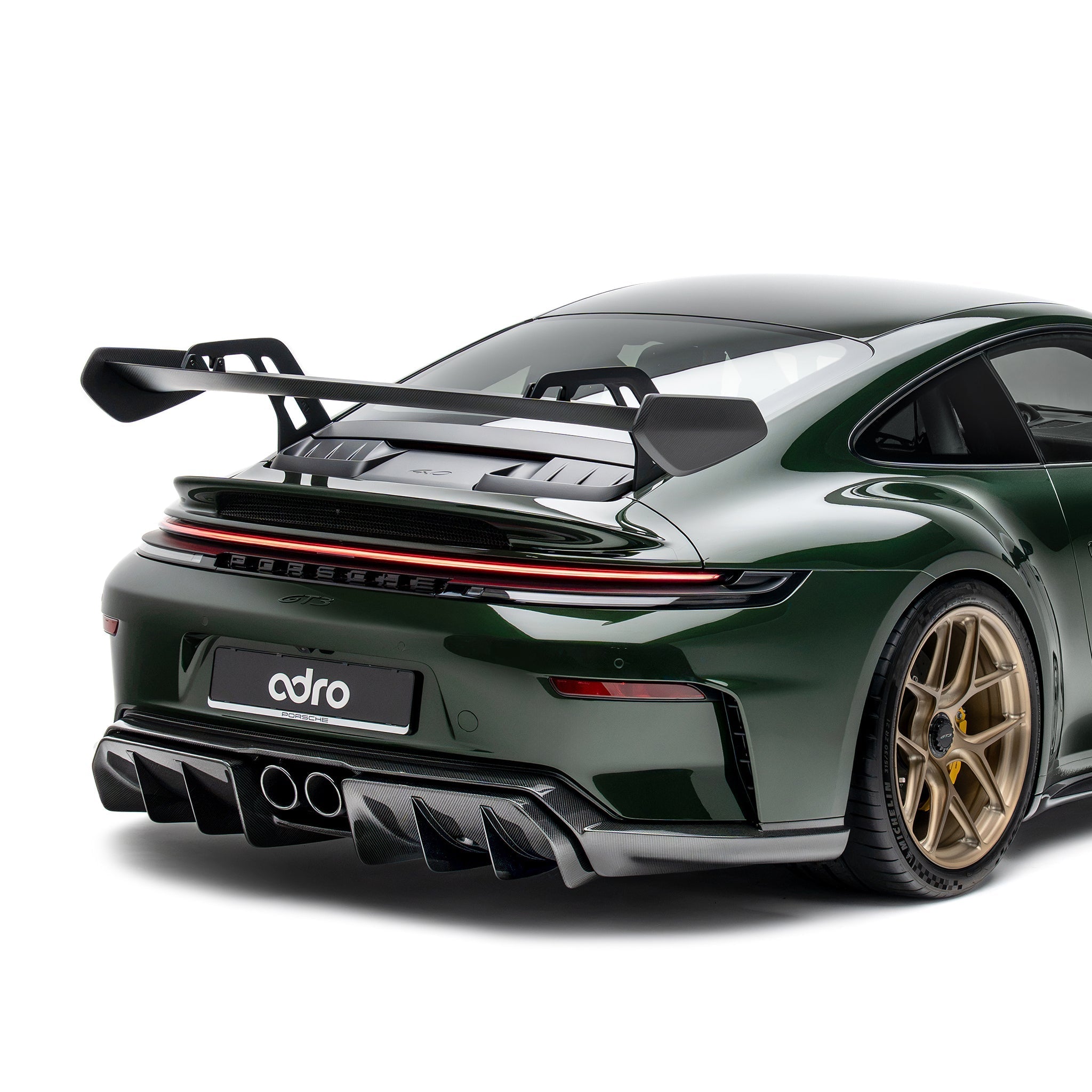 Porsche 992.2 GT3 Prepreg Carbon Fibre Rear Apron Panel by Adro - AUTOID® - Rear Diffusers - Adro