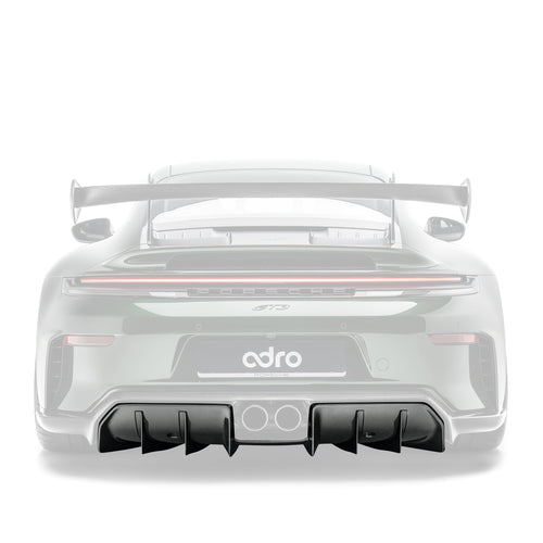 Porsche 992.2 GT3 Prepreg Carbon Fibre Rear Diffuser by Adro - AUTOID® - Rear Diffusers - Adro