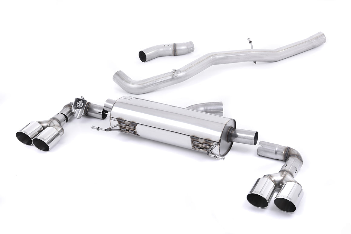 Audi S1 Cat-Back Exhaust System by Milltek Sport (2014-2018), Exhaust System, Milltek Sport - AUTOID | Premium Automotive Accessories