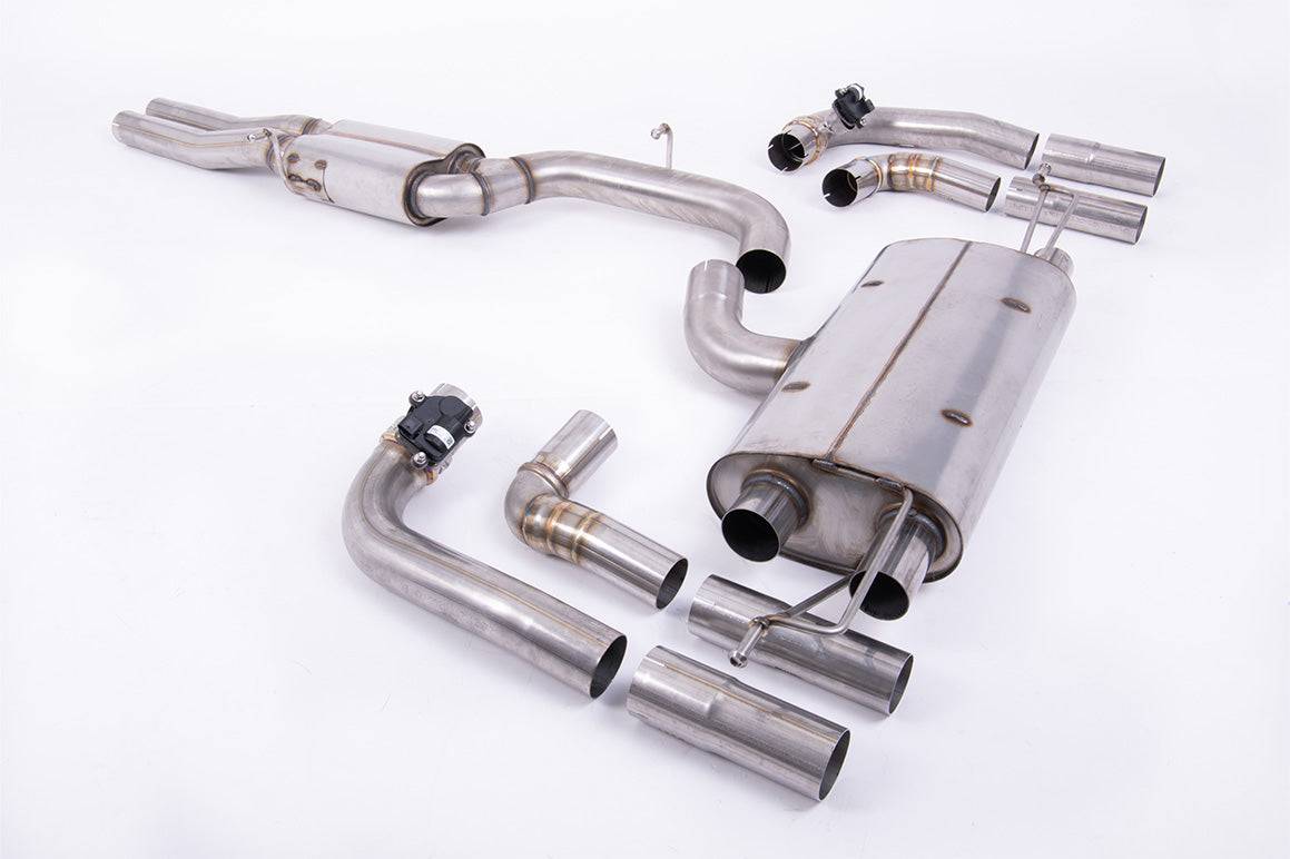 Audi RS3 8Y Particulate Filter-back Exhaust System by Milltek (2021+), Exhaust System, Milltek Sport - AUTOID | Premium Automotive Accessories