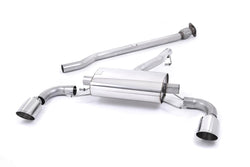 Toyota GR86 Milltek non-resonated cat-back exhaust with polished tips