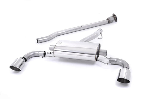 Toyota GR86 Milltek non-resonated cat-back exhaust with polished tips