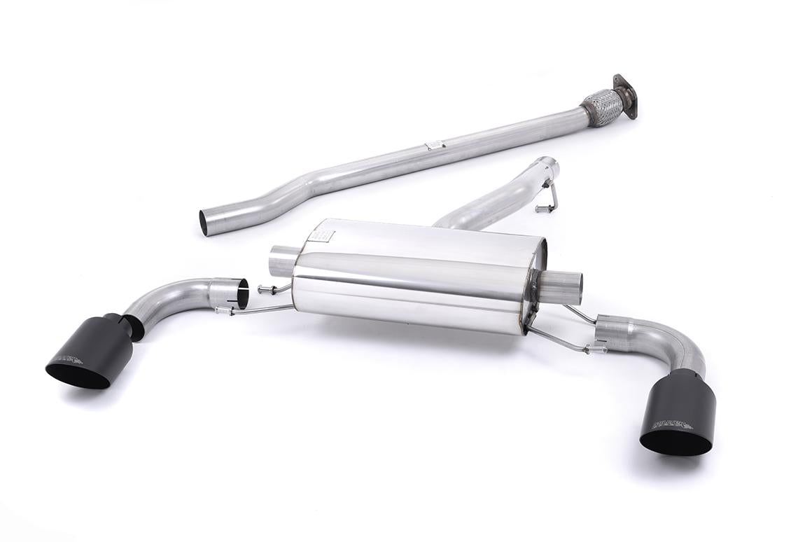 Toyota GR86 Milltek non-resonated cat-back exhaust with Cerakote Black tips