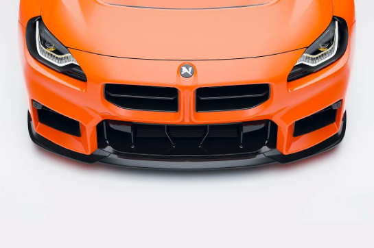BMW M2 G87 Carbon Fibre Clubsport Front Splitter by Alpha-N (2023+), Front Lips & Splitters, Alpha-N - AUTOID | Premium Automotive Accessories