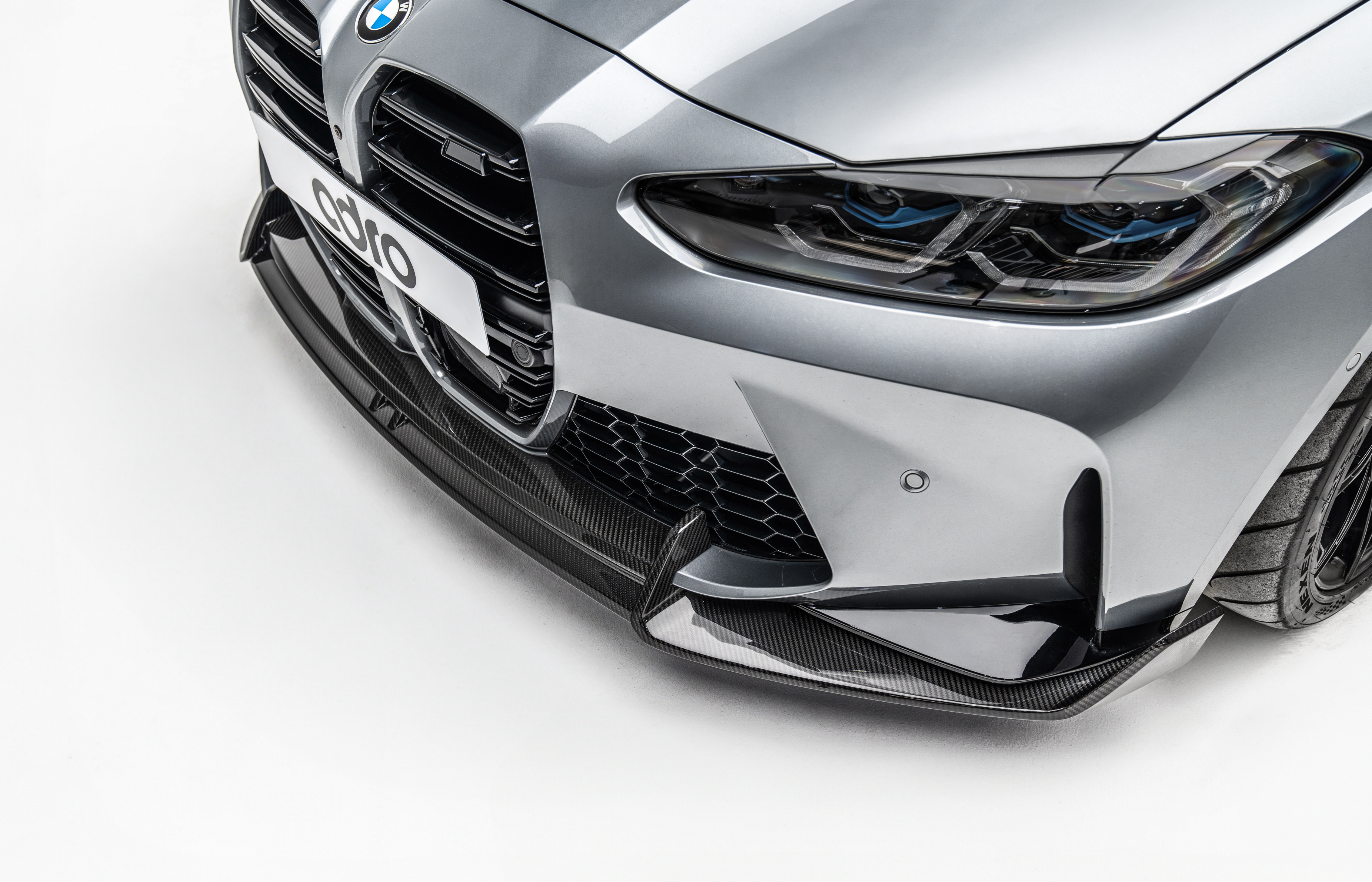 BMW M3 G80 G81 & M4 G82 G83 Dry Carbon Fibre Front Splitter by Adro (2021+), Front Lips & Splitters, Adro - AUTOID | Premium Automotive Accessories