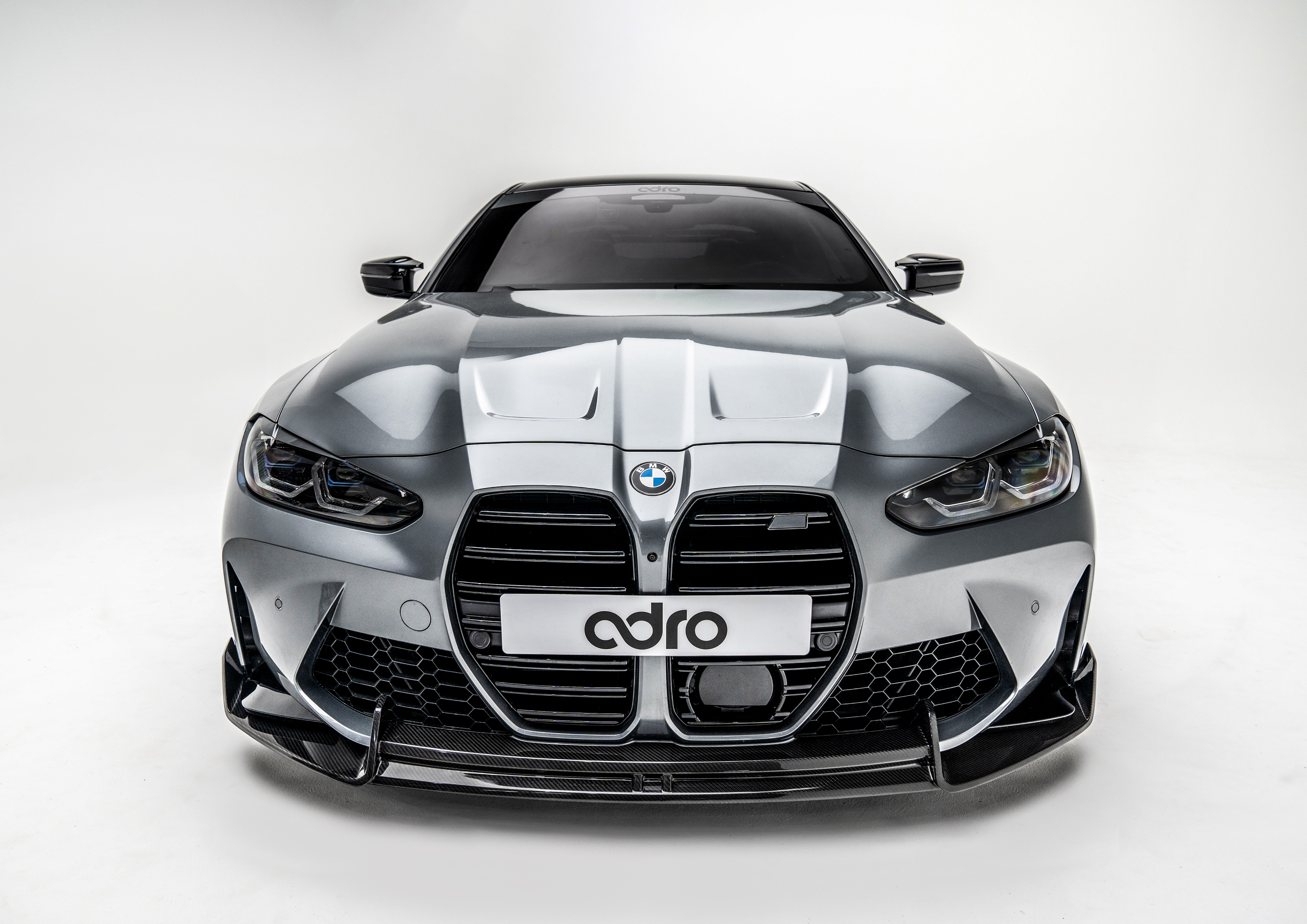 BMW M3 G80 G81 & M4 G82 G83 Dry Carbon Fibre Front Splitter by Adro (2021+), Front Lips & Splitters, Adro - AUTOID | Premium Automotive Accessories