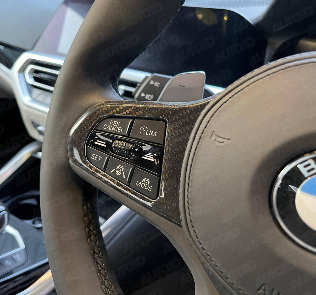 TRE TRE Pre-Preg Carbon Fibre Steering Wheel Trim for BMW M Sport (2018-2024, F40 F44 G20 G21 G42 G30)  Steering Wheel Trim  AUTOID®  
