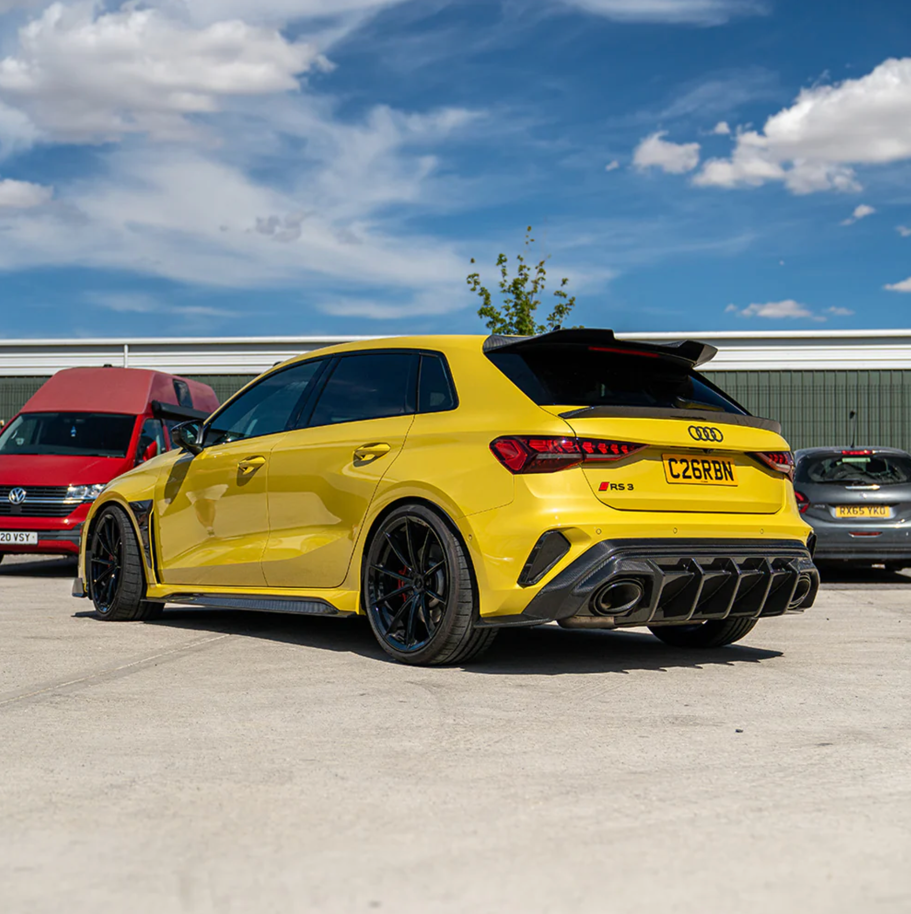 Audi RS3 8Y LCI Sportback Komplettes Karosserie-Kit aus Kohlefaser (2025+)