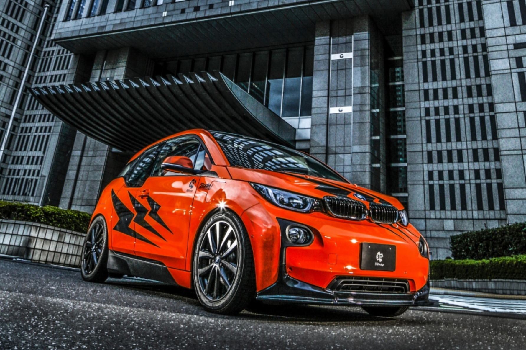 BMW i3 I01 Urethane Front Lip Spoiler by 3D Design (2013-2022)