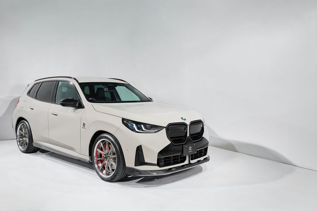 BMW X3 G45 Carbon Fibre Front Lip Spoiler by 3D Design (2024+)