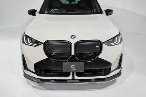BMW X3 G45 Carbon Fibre Front Lip Spoiler by 3D Design (2024+)