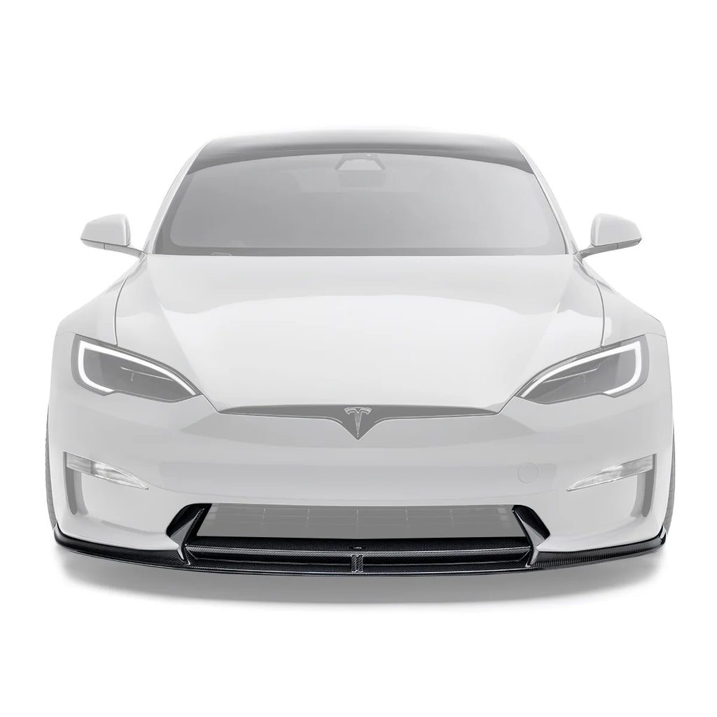 Tesla Model S Plaid Facelift II Labio delantero de fibra de carbono Pre-Preg por Adro (2021+)
