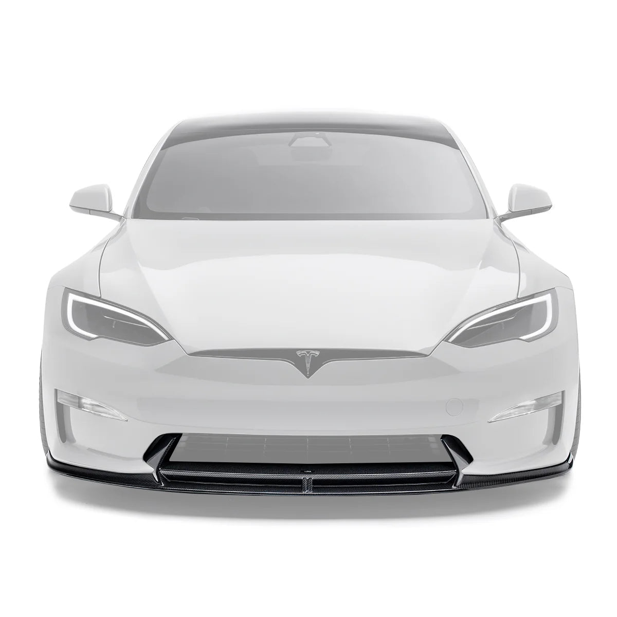 Tesla Model S Plaid Facelift II Labio delantero de fibra de carbono Pre-Preg por Adro (2021+)