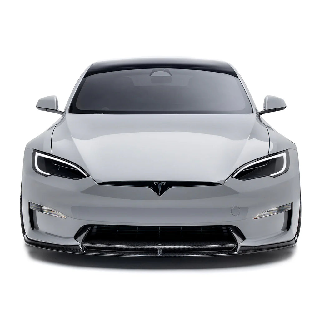 Tesla Model S Plaid Facelift II Labio delantero de fibra de carbono Pre-Preg por Adro (2021+)