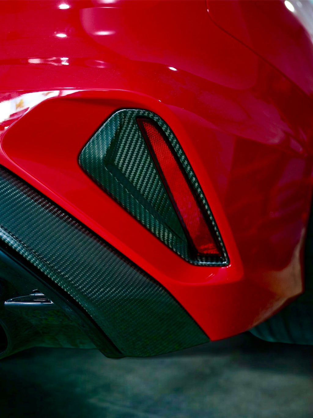 Audi RS3 8Y LCI Carbon Rear Bumper Insert Replacements — product thumbnail