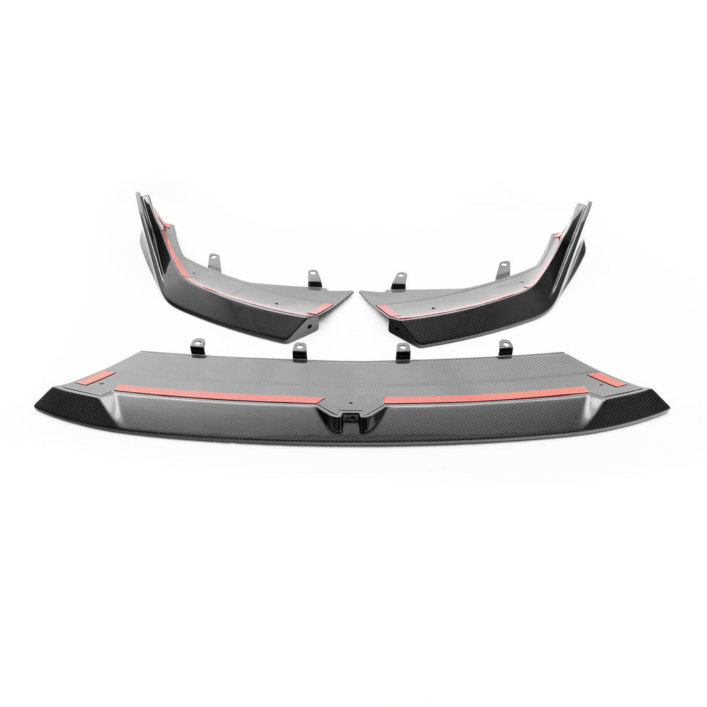 Three Piece SQ Carbon Fibre Front Splitter for BMW F70 1 Series & F74 2 Series