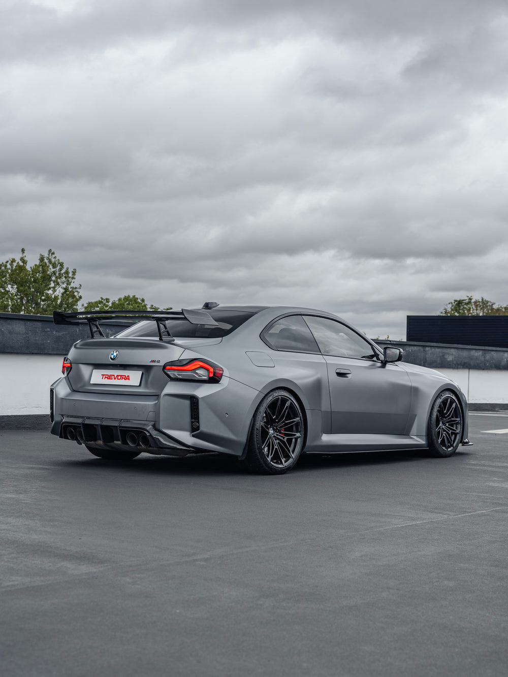 BMW G87 M2 TR87 Track Pre-Preg Carbon Fibre Rear Wing by TREVORA (2022+)