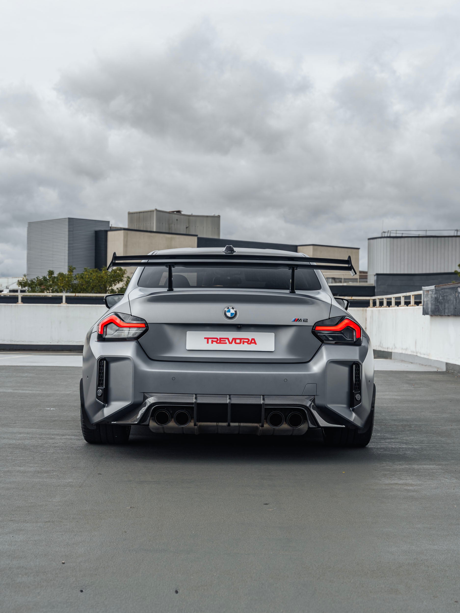 BMW G87 M2 TR87 Track Pre-Preg Carbon Fibre Rear Wing by TREVORA (2022+)