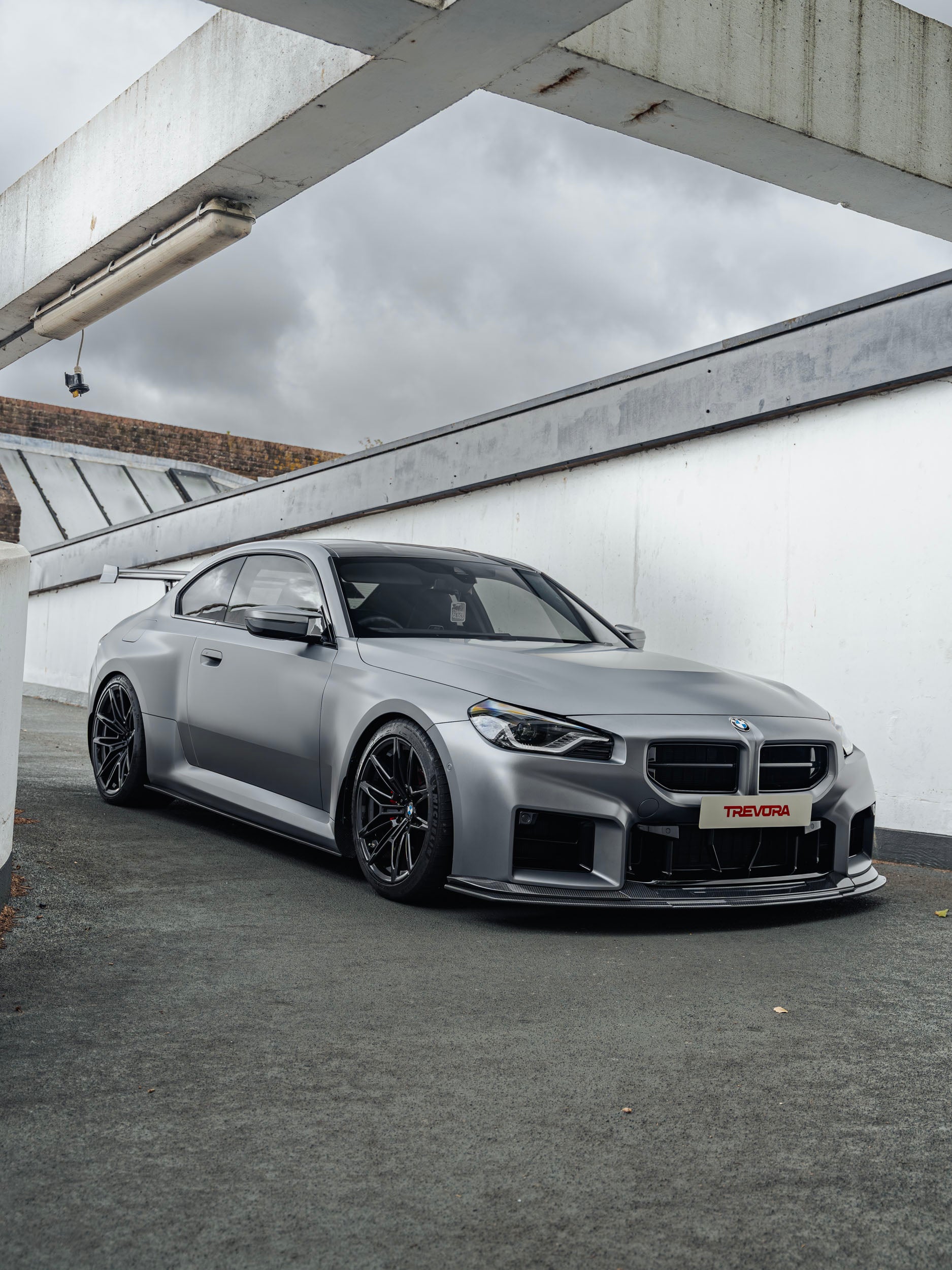 BMW G87 M2 TR87 Track Pre-Preg Carbon Fibre Front Splitter by TREVORA (2023+)