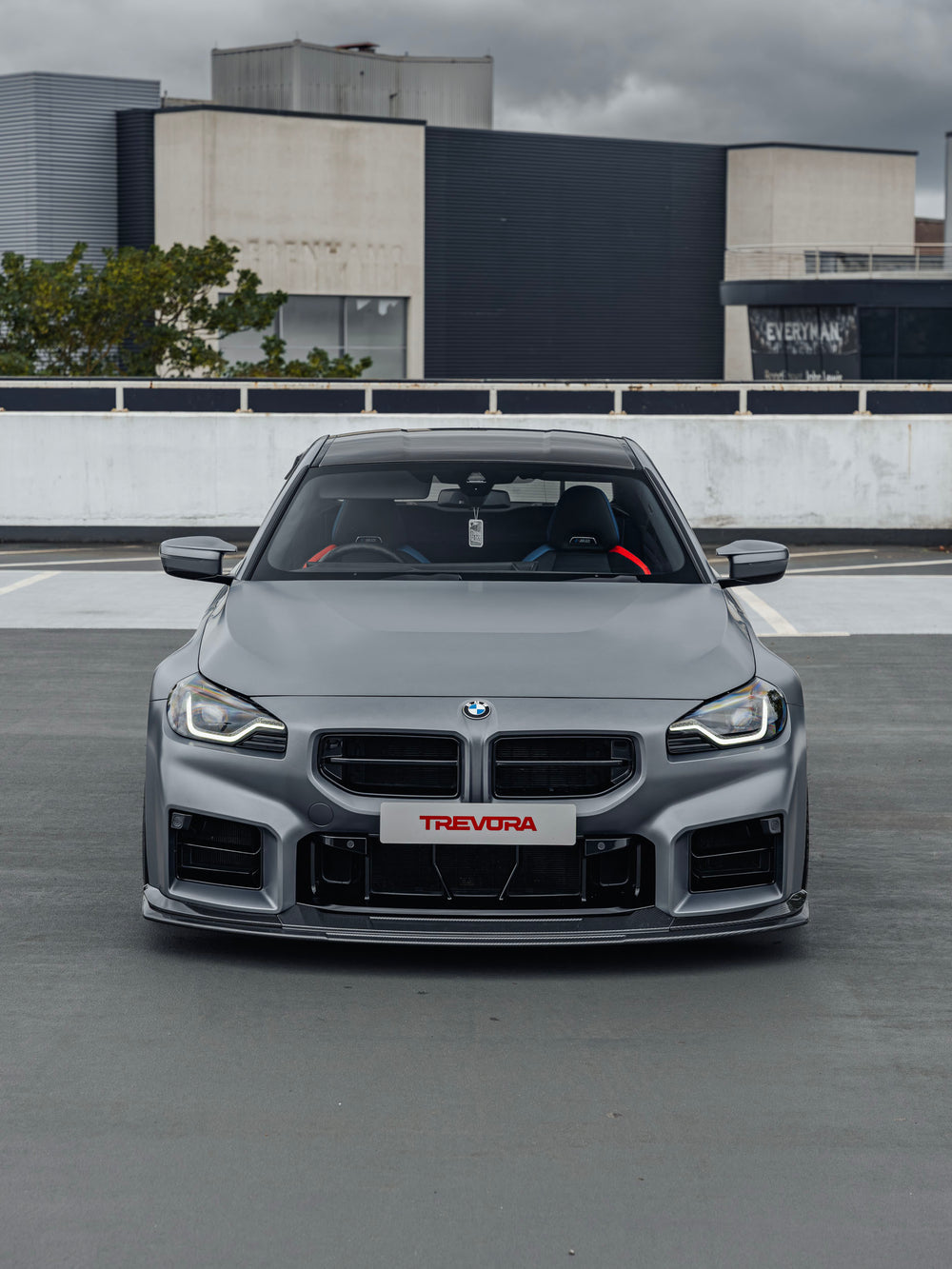 BMW G87 M2 TR87 Track Pre-Preg Carbon Fibre Front Splitter by TREVORA (2023+)